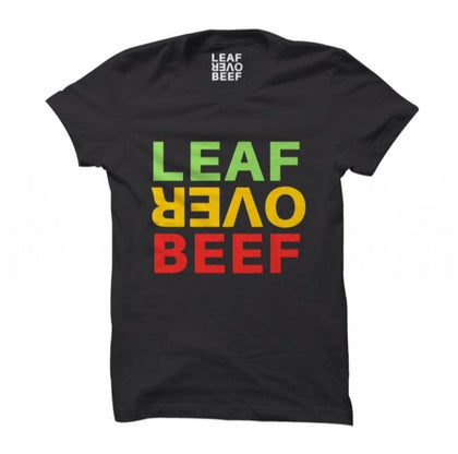 LEAF OVER BEEF ORGANIC TEE