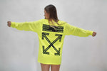 ANTI DAIRY SOCIAL CLUB “X” NEON LONG SLEEVE TEE